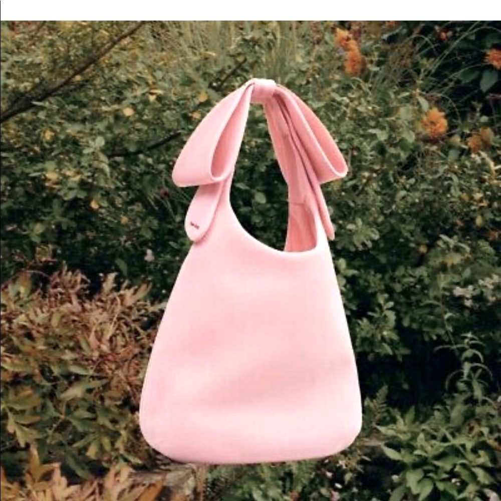 H & M Simone Rocha pink bow bag